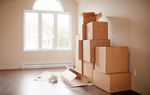 Local removals van team helping with a Soho relocation