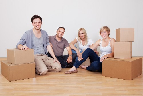 Selection of sturdy cardboard boxes for Soho relocations