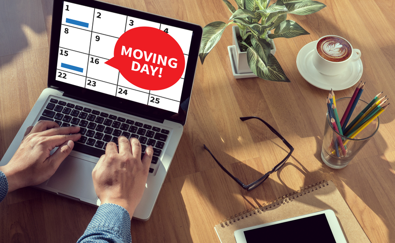 Office relocation transport and packing details